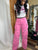 Pink Cargo Pants